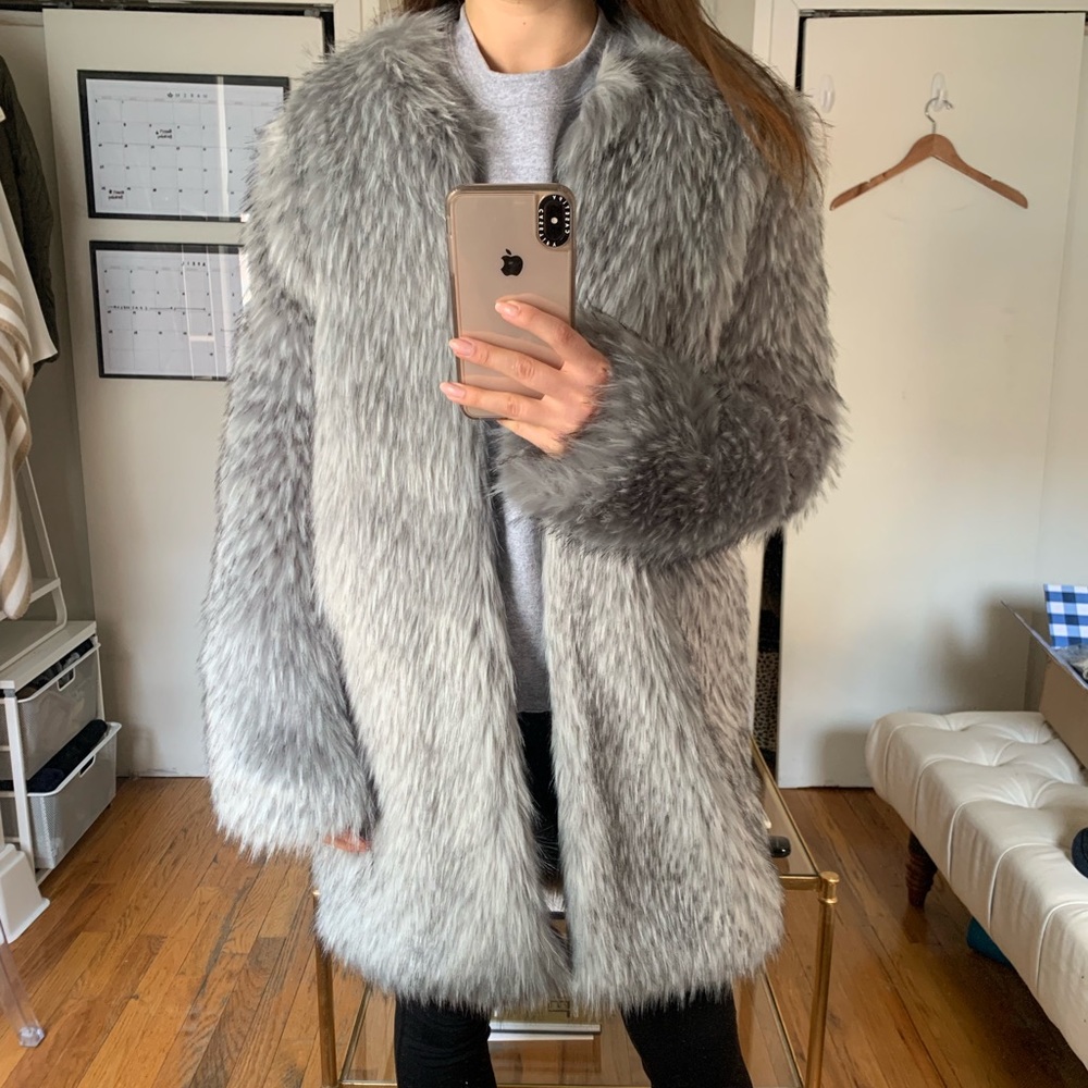 Faux Fur Coat